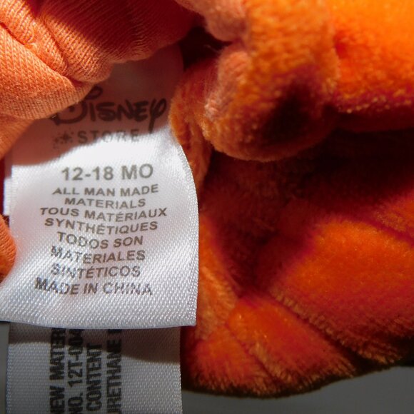 Disney Store Unisex Baby 12 - 18 Months Winnie the Pooh Tigger Slippers / Shoes - Picture 3 of 5